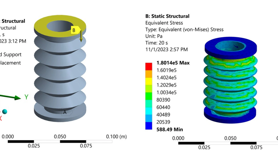 Pneumatic Bellows Tunable Stiffness Actuator