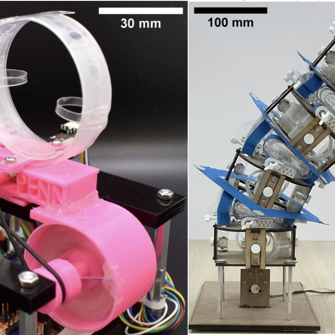 Tunable-Stiffness Coil-Spring manipulator