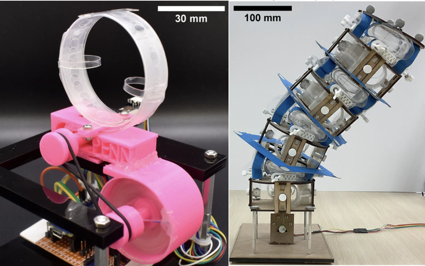 Tunable-Stiffness Coil-Spring manipulator