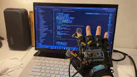 Mouse-Keyboard System Embedded on A Glove