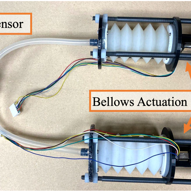 Design and Characterization of a Pneumatic Tunable-Stiffness Bellows Actuator