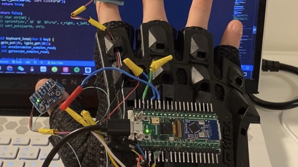 Mouse-Keyboard System Embedded on A Glove